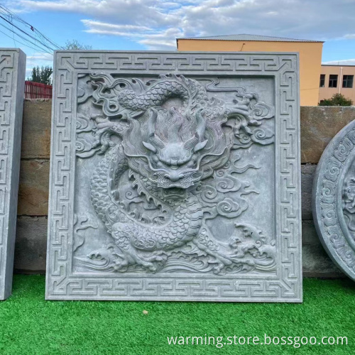 Stone Garden Statue Stone Carved Dragon